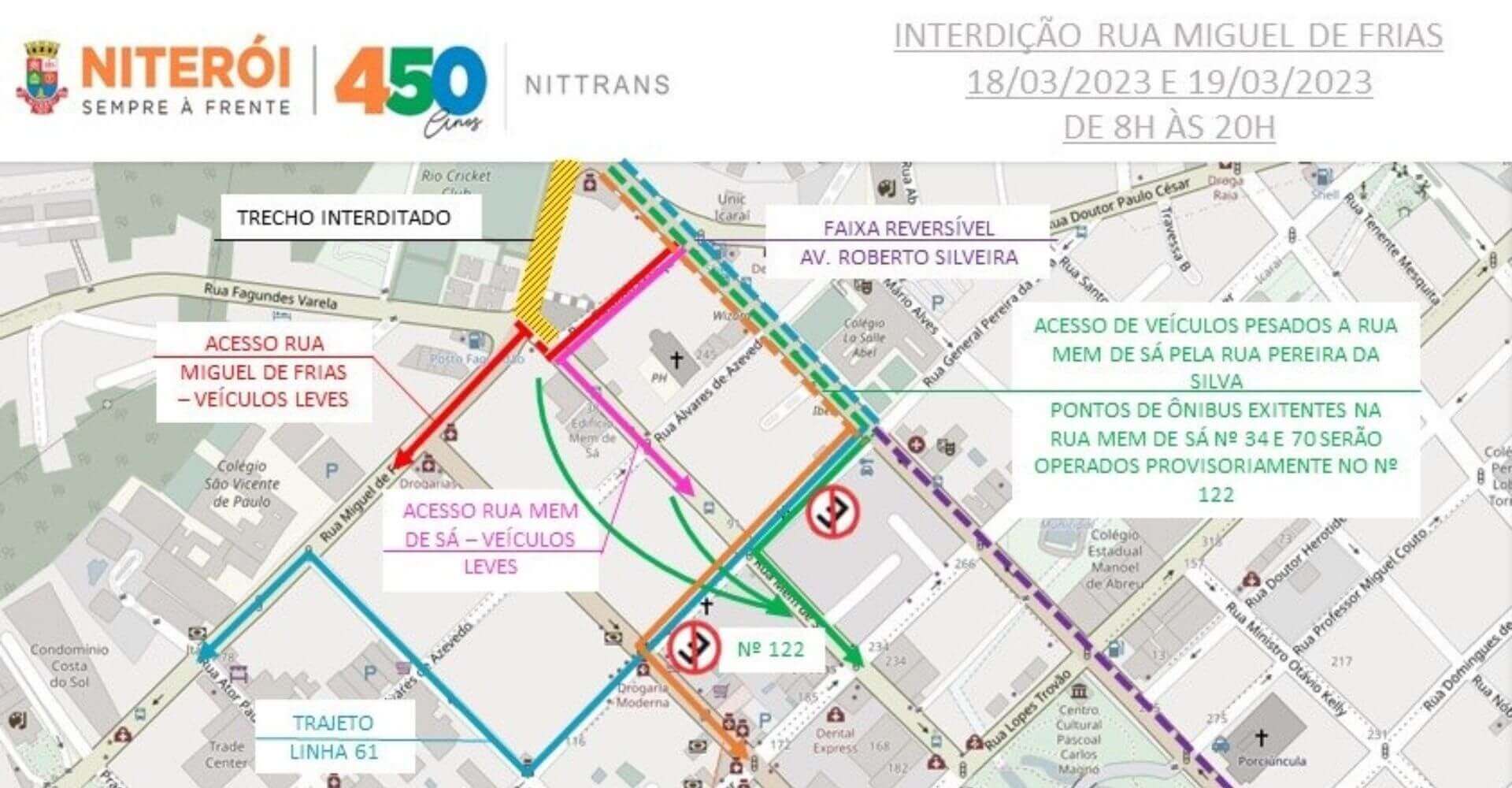 O bairro de Icaraí passará por novas alterações no trânsito