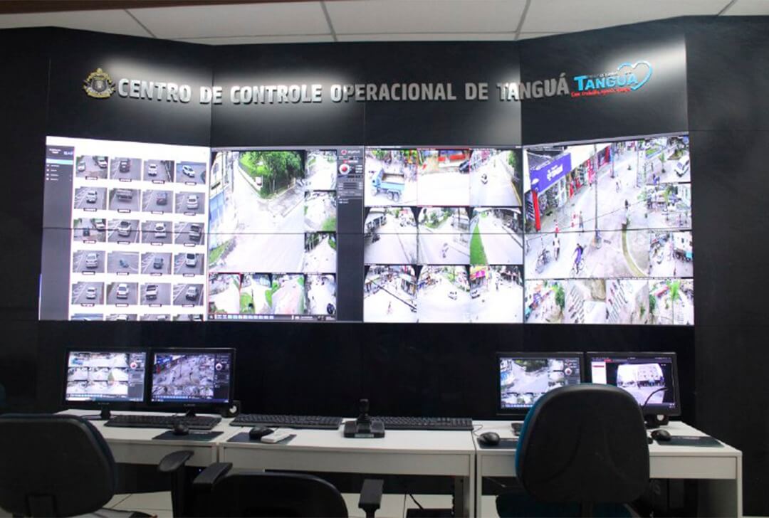 Imagens do Centro de Controle Operacional de Tanguá ajudam na investigação de mais de 140 ocorrências